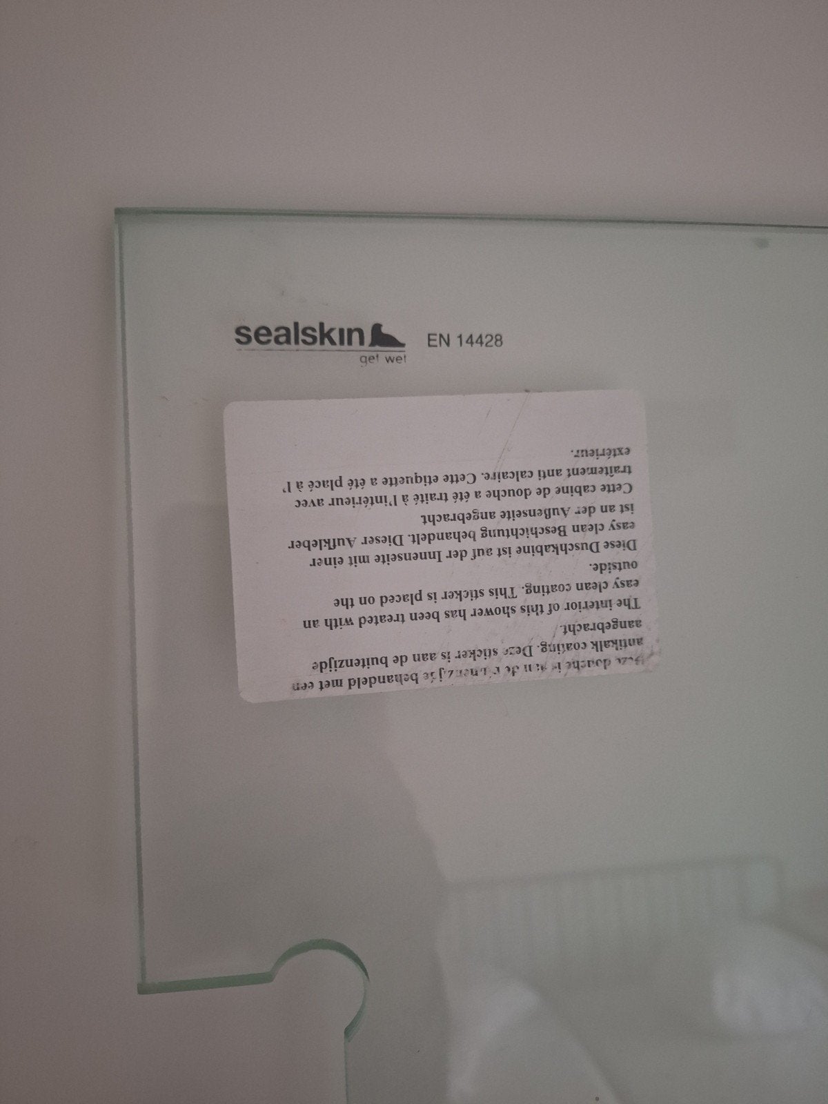 Sealskin Get Wet douchedeur 86 cm, Huis en Inrichting, Ophalen of Verzenden, Zo goed als nieuw