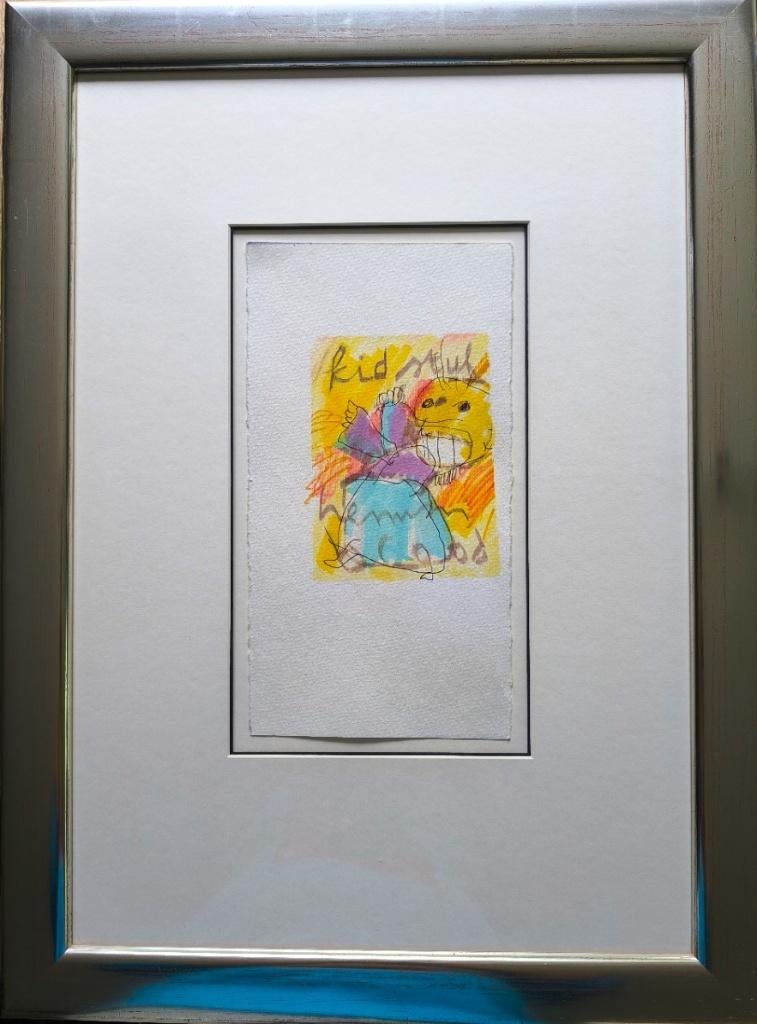 ingelijst werk op papier Herman Brood, Ophalen of Verzenden