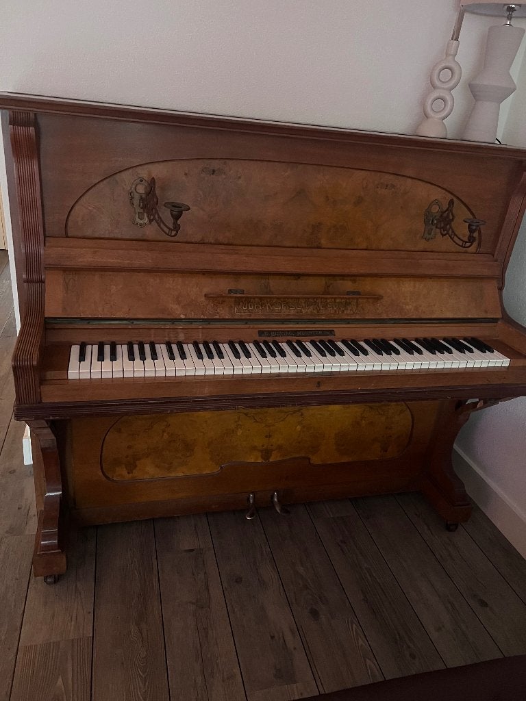 Prachtige piano, Ophalen, Gebruikt, Bruin, Piano