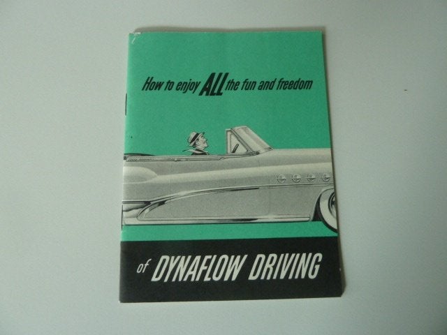 1951 Buick Let Dynaflow Driving Brochure USA, Ophalen of Verzenden, Gelezen, Overige merken