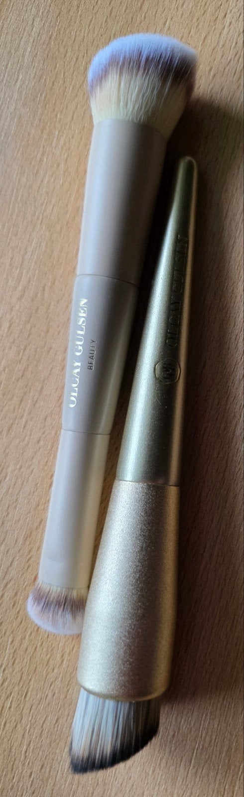 Olcay Gulsen Beauty Kwasten Set - Zo goed als nieuw, Overige kleuren, Gehele gezicht, Ophalen of Verzenden, Zo goed als nieuw