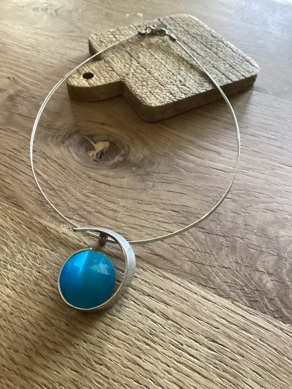 Ketting, Verzenden, Gebruikt, Blauw, Overige materialen