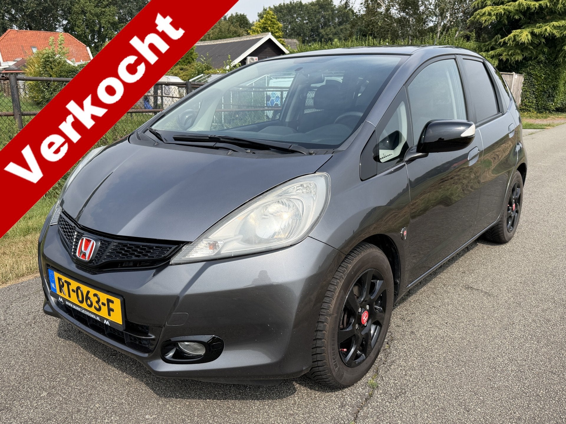Honda Jazz 1.4 Comfort Plus ECC/CRUISE/LMV/ 109.000km!, Voorwielaandrijving, Euro 5, Zwart, 4 cilinders