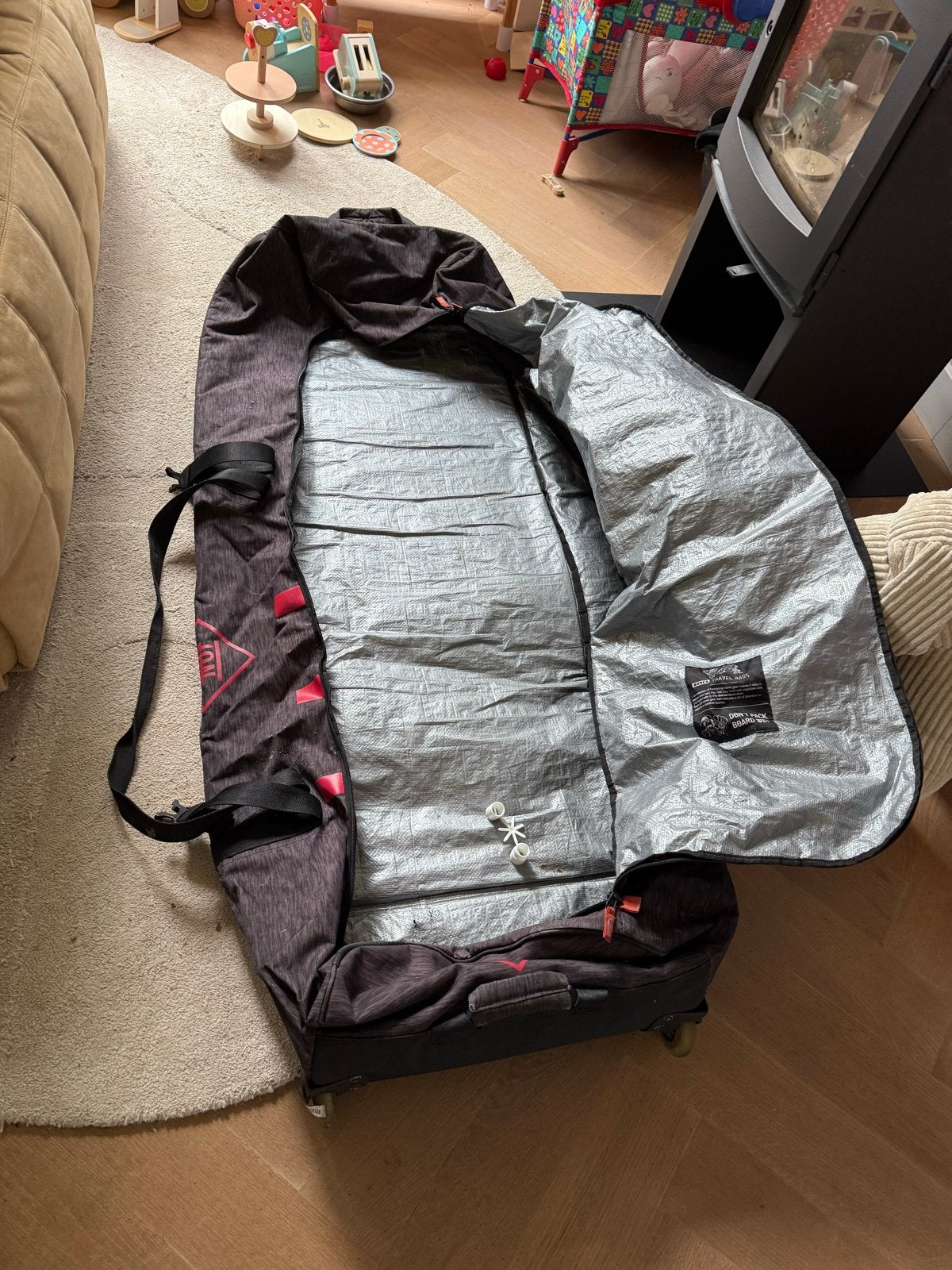 ION Travel Bag - Boardbag met wielen, Geen board, Ophalen of Verzenden, Gebruikt, Overige typen