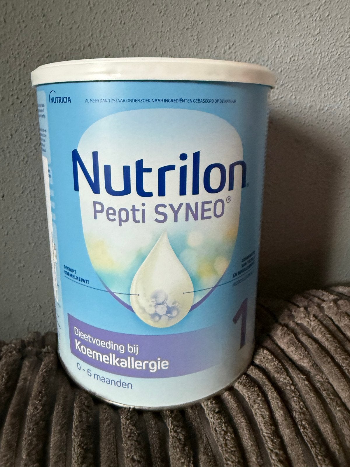 5 bussen Nutrilon Pepti SYNEO 1 (0-6 mnd) - Koemelkallergie, Ophalen of Verzenden, Nieuw, Overige typen, Nutrilon