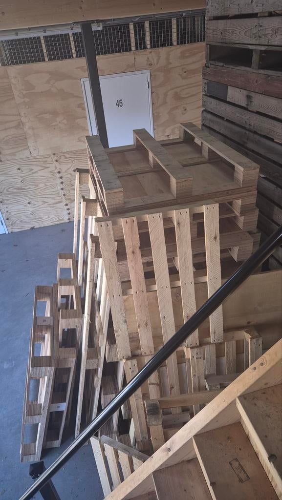Diverse houten pallets te koop, Ophalen