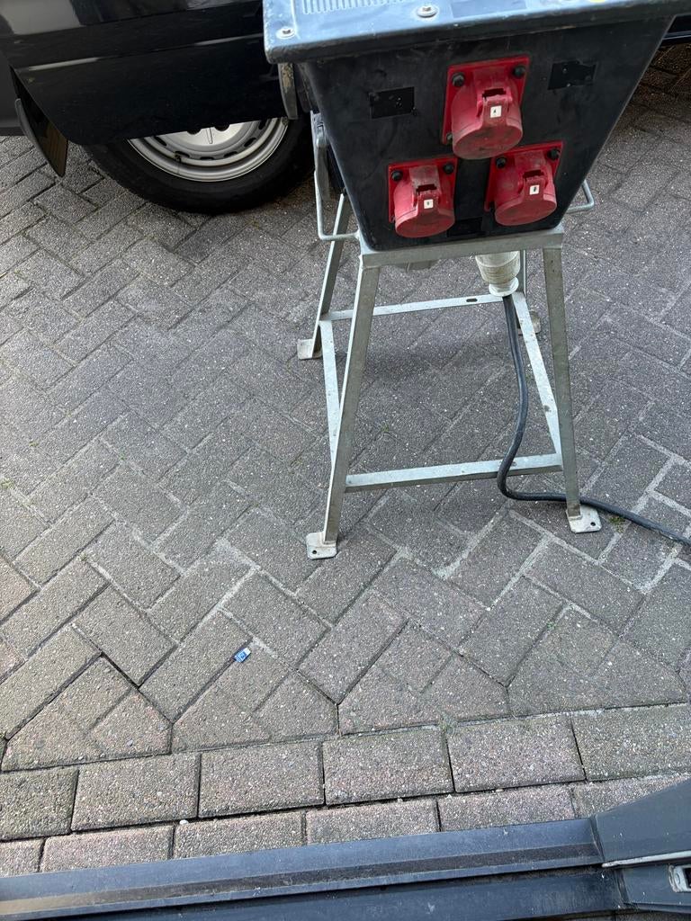 Keraf 101 Verdeelkast 63A bouwstroomkast, Doe-het-zelf en Verbouw, Ophalen of Verzenden, Gebruikt, Overige typen