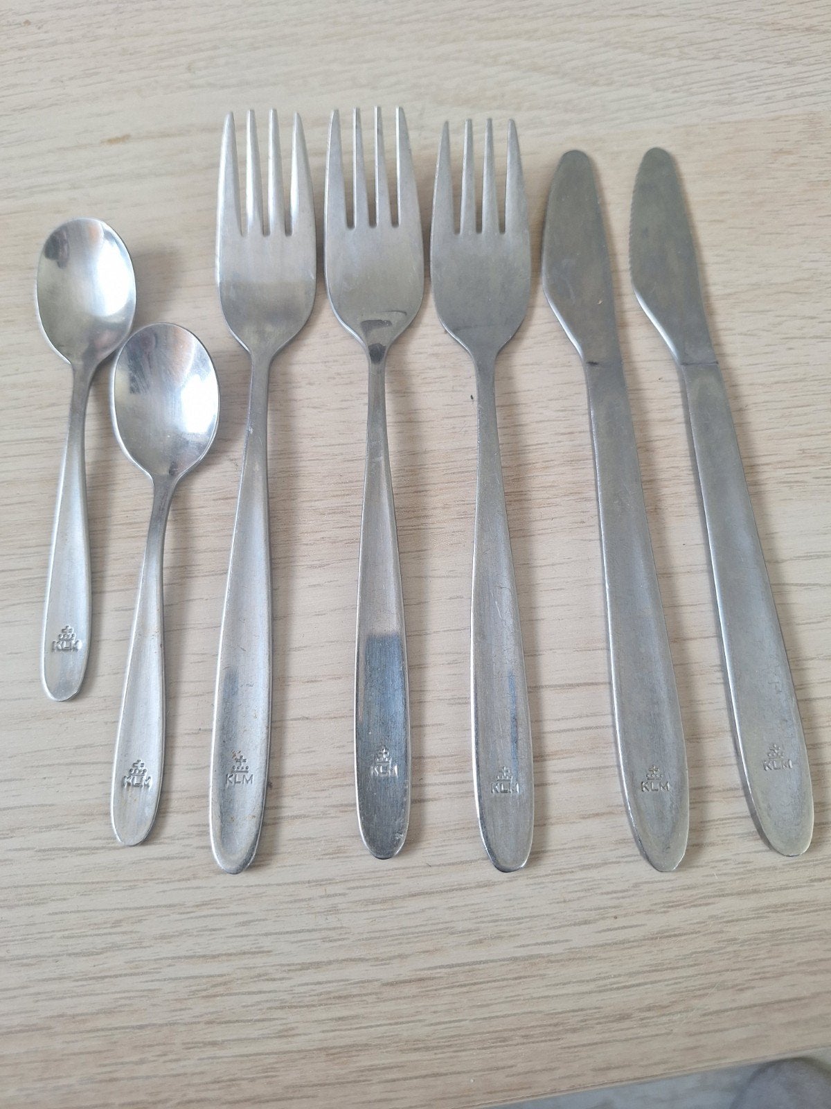 Sola KLM bestek, Huis en Inrichting, Keuken | Bestek, Ophalen of Verzenden, Rvs of Chroom