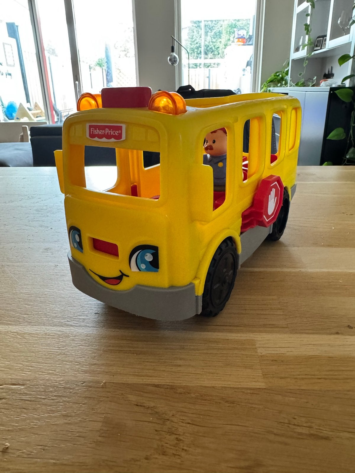 Fisher-Price Schoolbus met geluid en licht, Ophalen of Verzenden, Gebruikt