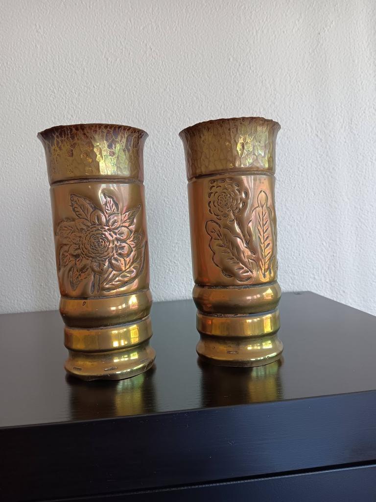 Fraaie granaathulzen met gravure, Ophalen, Overige soorten, Overige gebieden, Hulzen of Bodemvondsten