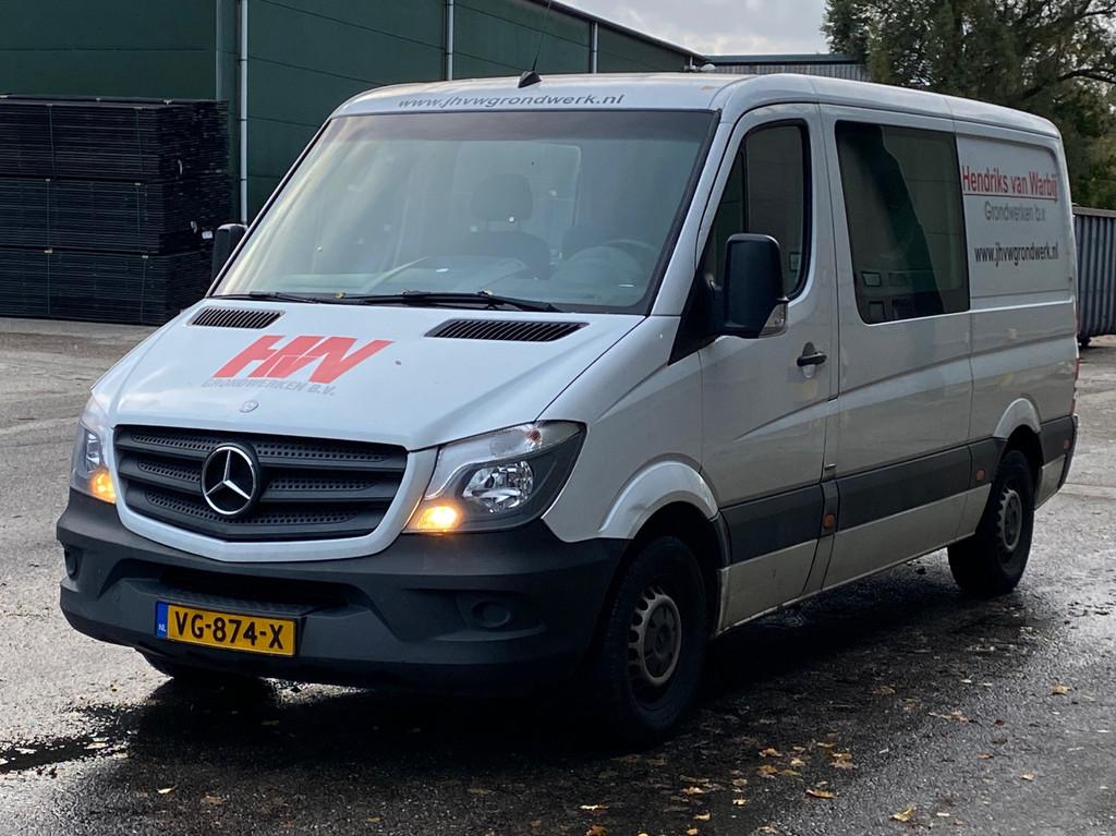 Mercedes-Benz Sprinter 313 2.2 CDI 366 HD DUBBEL CABINE, Euro 5, Gebruikt, Zwart, 4 cilinders