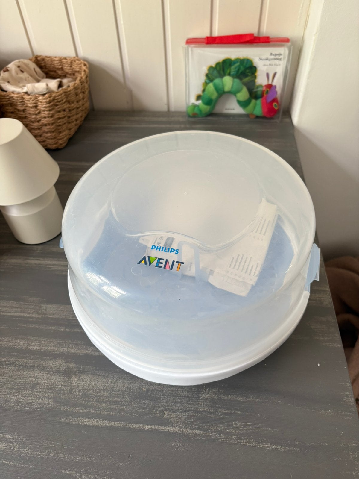 Philips Avent magnetron sterilisator voor babyflessen, Ophalen, Zo goed als nieuw, Rechthoekig