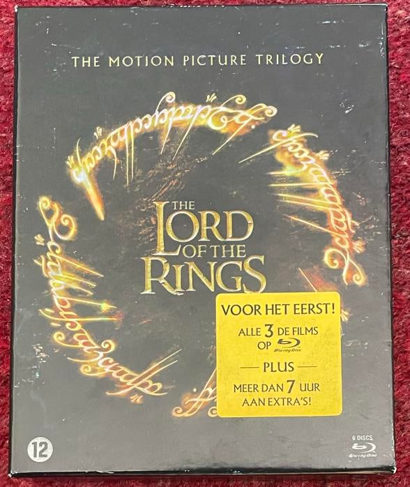 Lord of the Rings: The Motion Picture Trilogy Blu-ray, Cd's en Dvd's, Blu-ray, Ophalen of Verzenden, Zo goed als nieuw, Science Fiction en Fantasy