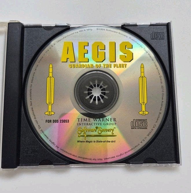 Aegis: Guardian of the Fleet (DOS CD-ROM game), Gebruikt, 1 speler, Ophalen of Verzenden, Strategie en Constructie