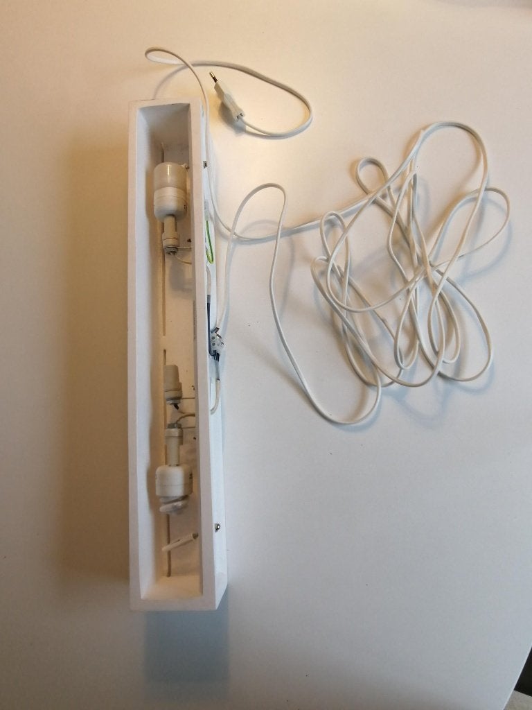 wandlamp van gips, Huis en Inrichting, Ophalen, Gebruikt, Wandlamp