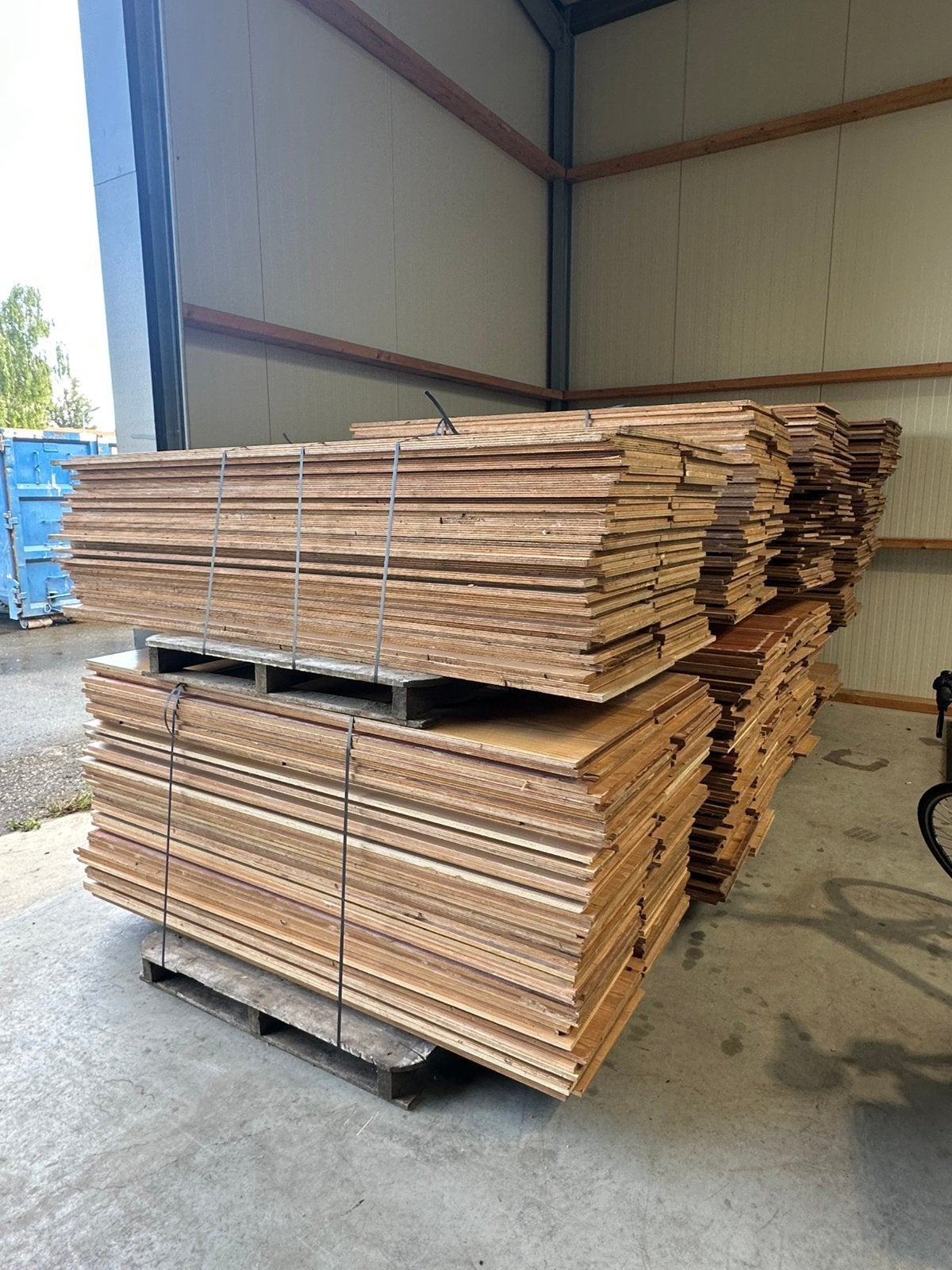 Grote partij grenen platen, Ophalen, Zo goed als nieuw, 250 cm of meer, Planken