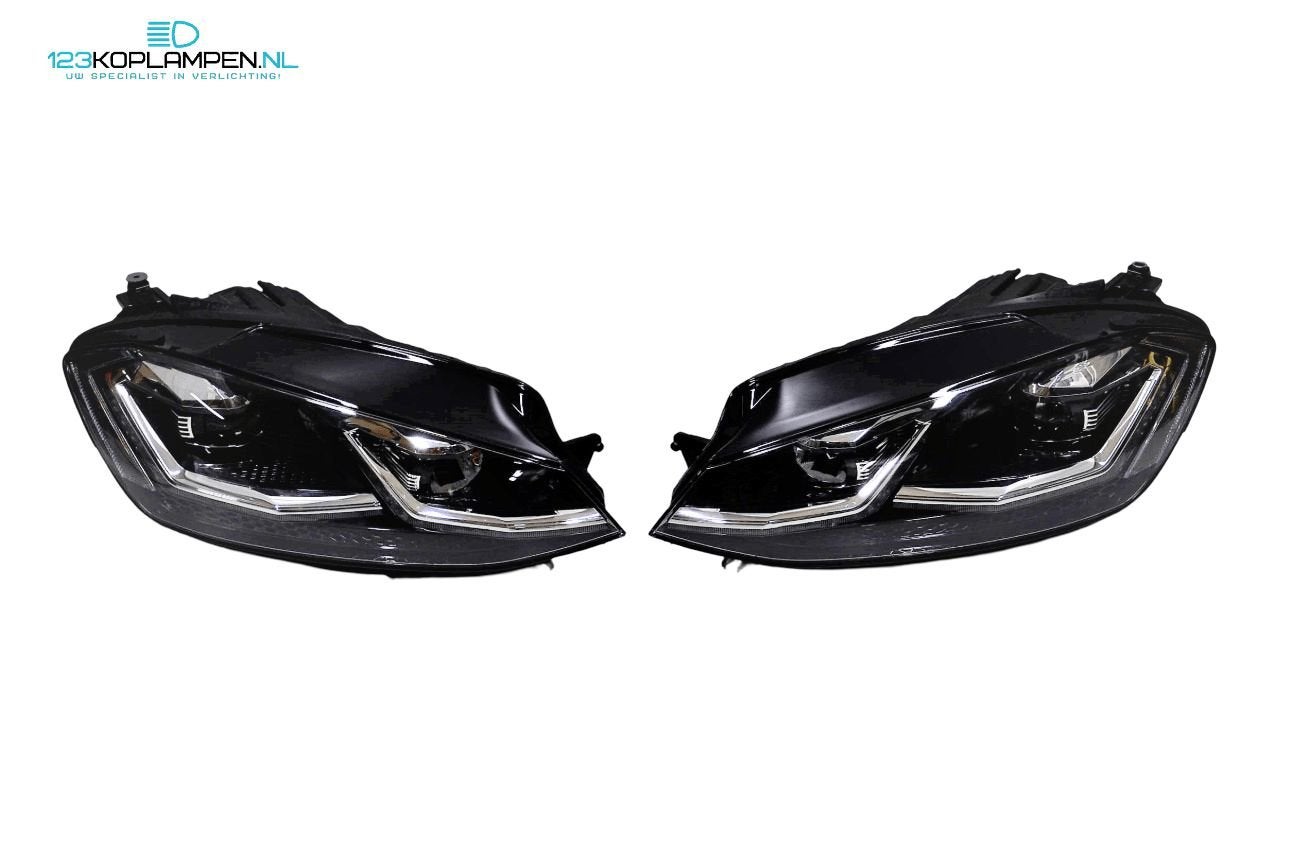 Volkswagen Golf 7 7.5 facelift Full LED koplamp koplampen, Gebruikt, -, -, Verzenden