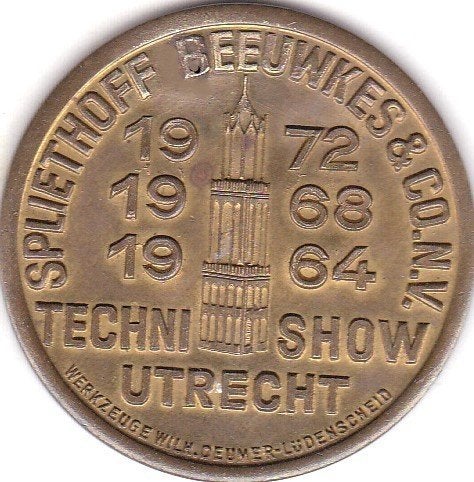 SPLIETHOFF TECHNI SHOW UTRECHT 1964 - 1968 - 1972, Ophalen of Verzenden, Overige materialen