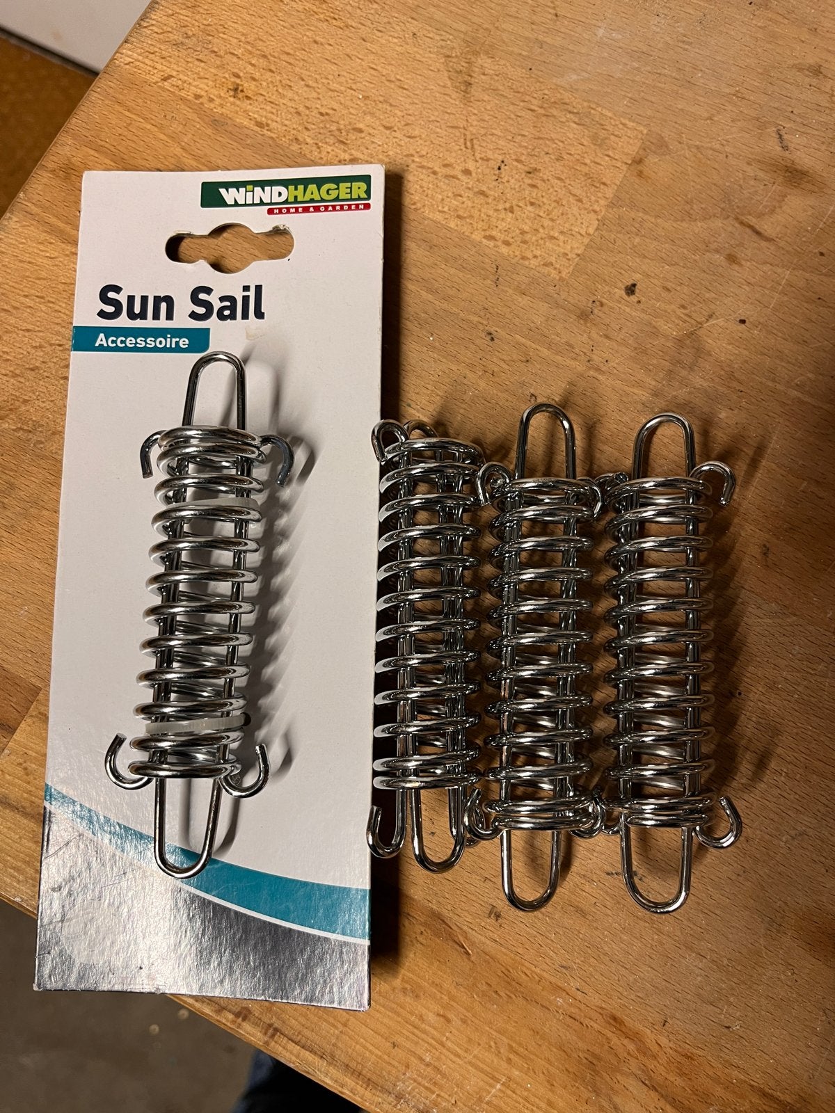 Windhager Spanveer Zonnezeil - 4 stuks, Nooit gebruikt, Tuin en Terras, Ophalen of Verzenden, Nieuw, Overige typen