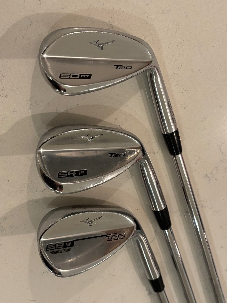 Mizuno T20 / T22 Wedges Set (50, 54 en 58 graden), Ophalen of Verzenden, Zo goed als nieuw, Club, Mizuno