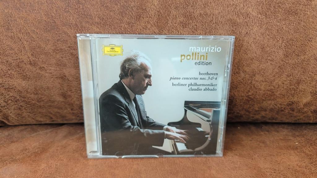 Maurizio Pollini - Beethoven Piano Concertos 3 & 4, Ophalen of Verzenden, Romantiek, Zo goed als nieuw, Orkest of Ballet