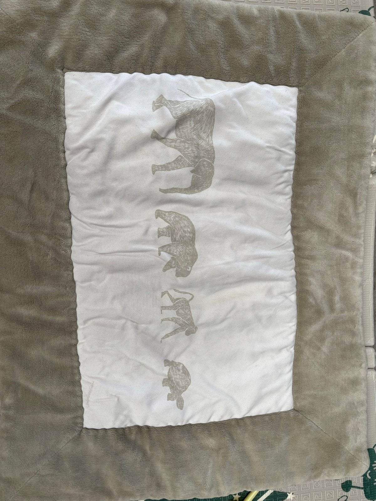Jollein boxmat met dierenprint, Ophalen of Verzenden, Zo goed als nieuw