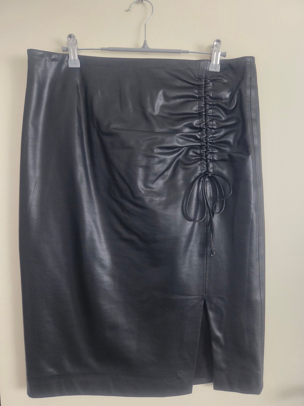 Dames leren rok van Esprit, Maat 38/40 (M), Zwart, Ophalen of Verzenden, Zo goed als nieuw