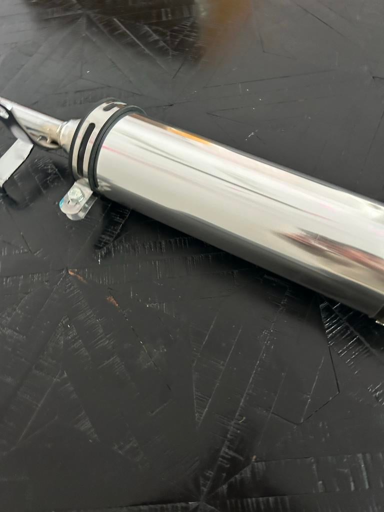 Nieuwe Uitlaat GY6 Scooter - Chroom, Ophalen, Nieuw, Uitlaat, Overige merken