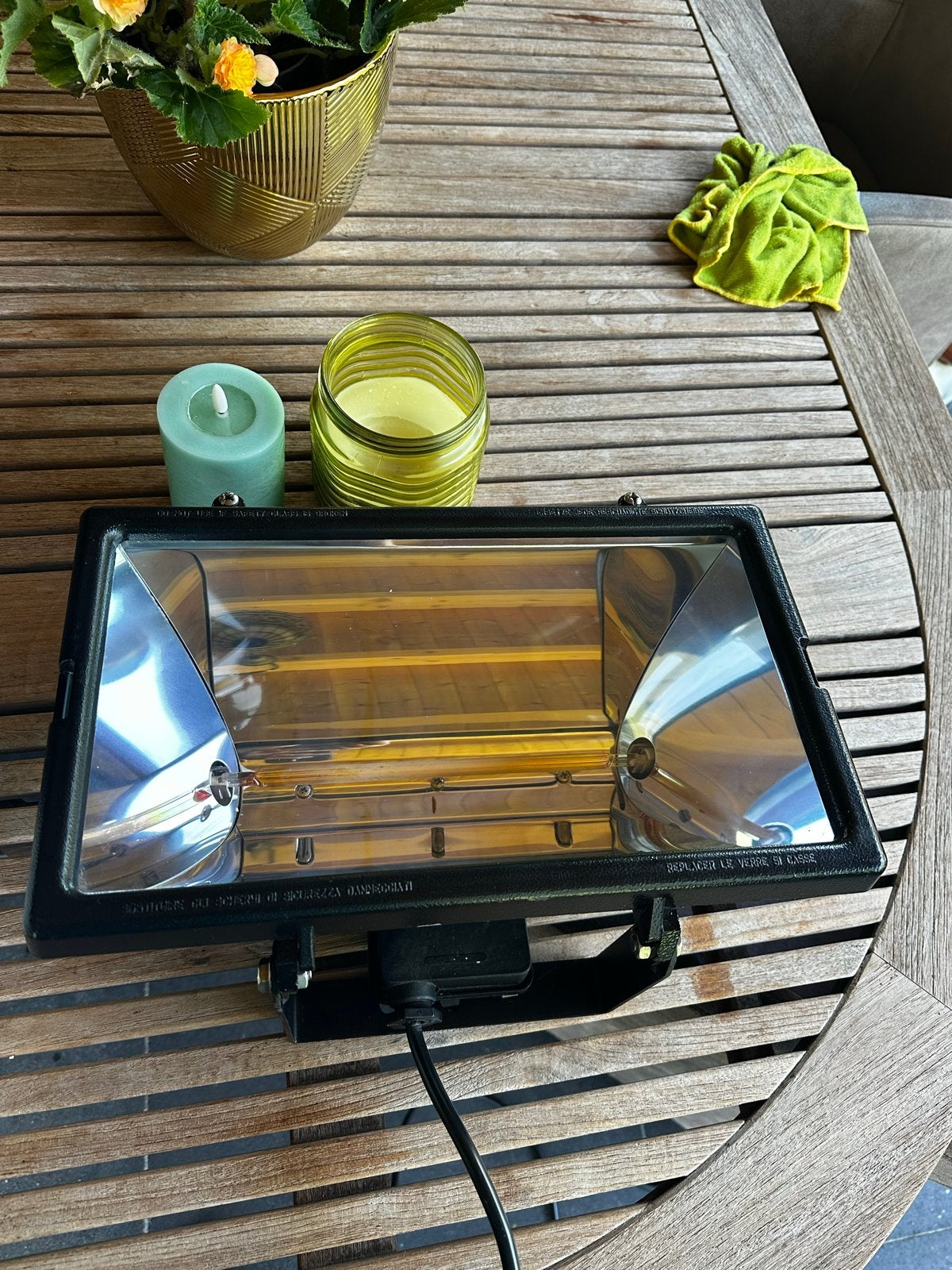 Tansun Algarve Patio Heater 1300W R7S - Terrasverwarmer, Gebruikt, Waterbestendig, Wand, Ophalen