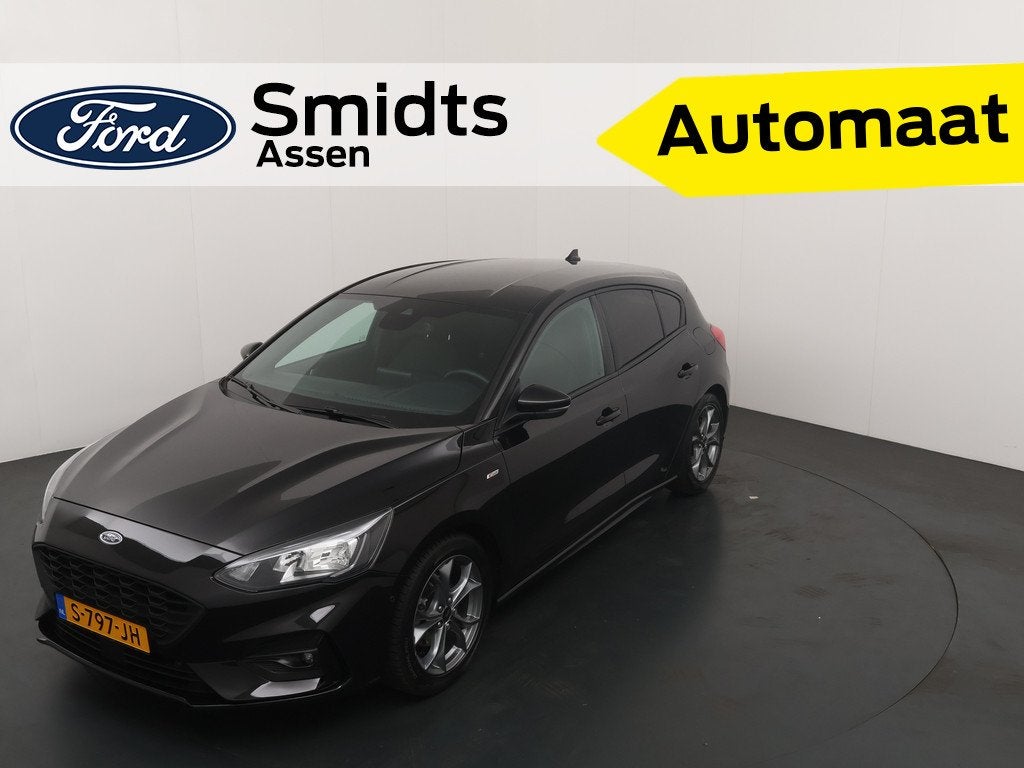 Ford Focus EcoBoost 125 pk ST-Line | Camera | Winter Pack |, Stof, Gebruikt, Zwart, Bedrijf