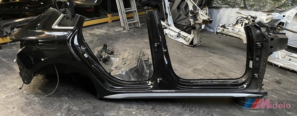 AUDI A3 SNIJDEEL ACHTERSCHERM RECHTS LY9T, Gebruikt, -, -, Spatbord