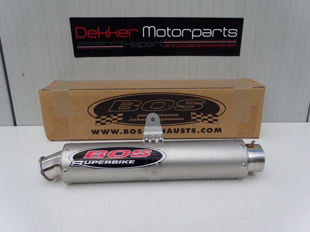 Bos Superbike Titatium Uitlaat Demper # 60mm # Universeel #, Motoren, Onderdelen | Kawasaki, -, -, Nieuw, Ophalen of Verzenden