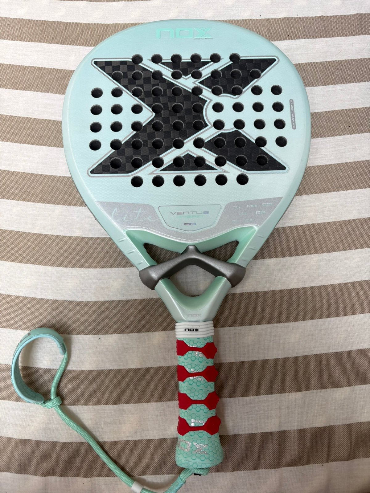 Padelraket nox gloednieuw Maat 38mm, Ophalen of Verzenden, Zo goed als nieuw, Padelracket