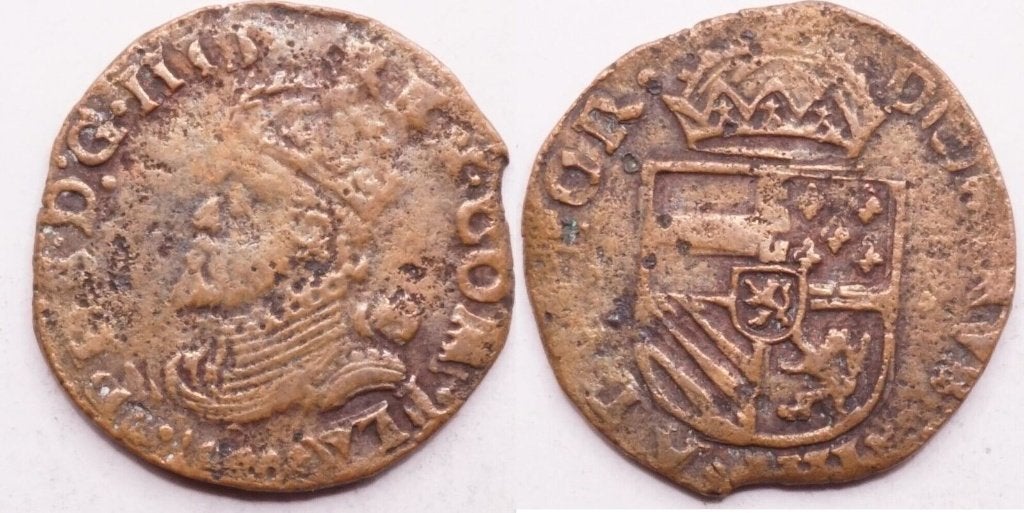 Oord 1585 tot 1592, Vlaanderen, Filips II, Verzenden, Losse munt