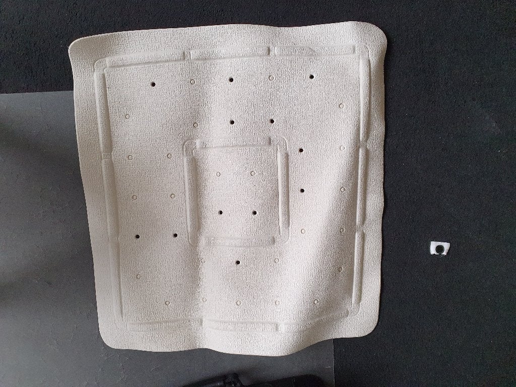 Anti slip badmat, Gebruikt, Ophalen of Verzenden, Badmat, Wit