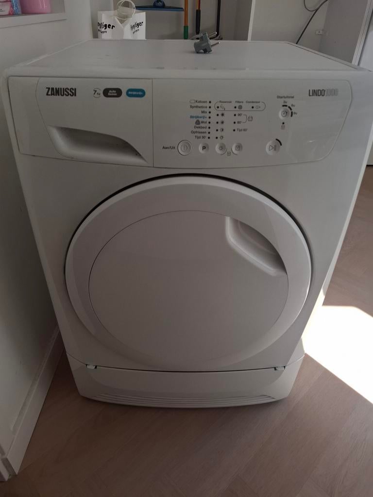 Zanussi Lindo 1000 7kg droger - Gebruikt, Witgoed en Apparatuur, Wasdrogers, Ophalen, 6 tot 8 kg, Gebruikt, 85 tot 90 cm