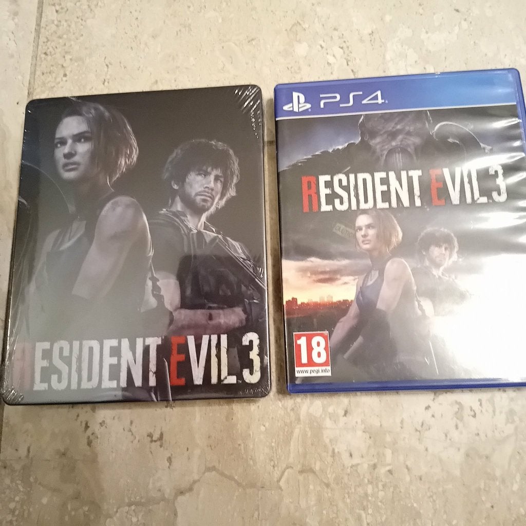 Resident Evil 3 , Game and Steelbook voor Ps4 / Ps5, Spelcomputers en Games, Games | Sony PlayStation 4, Vanaf 18 jaar, 1 speler
