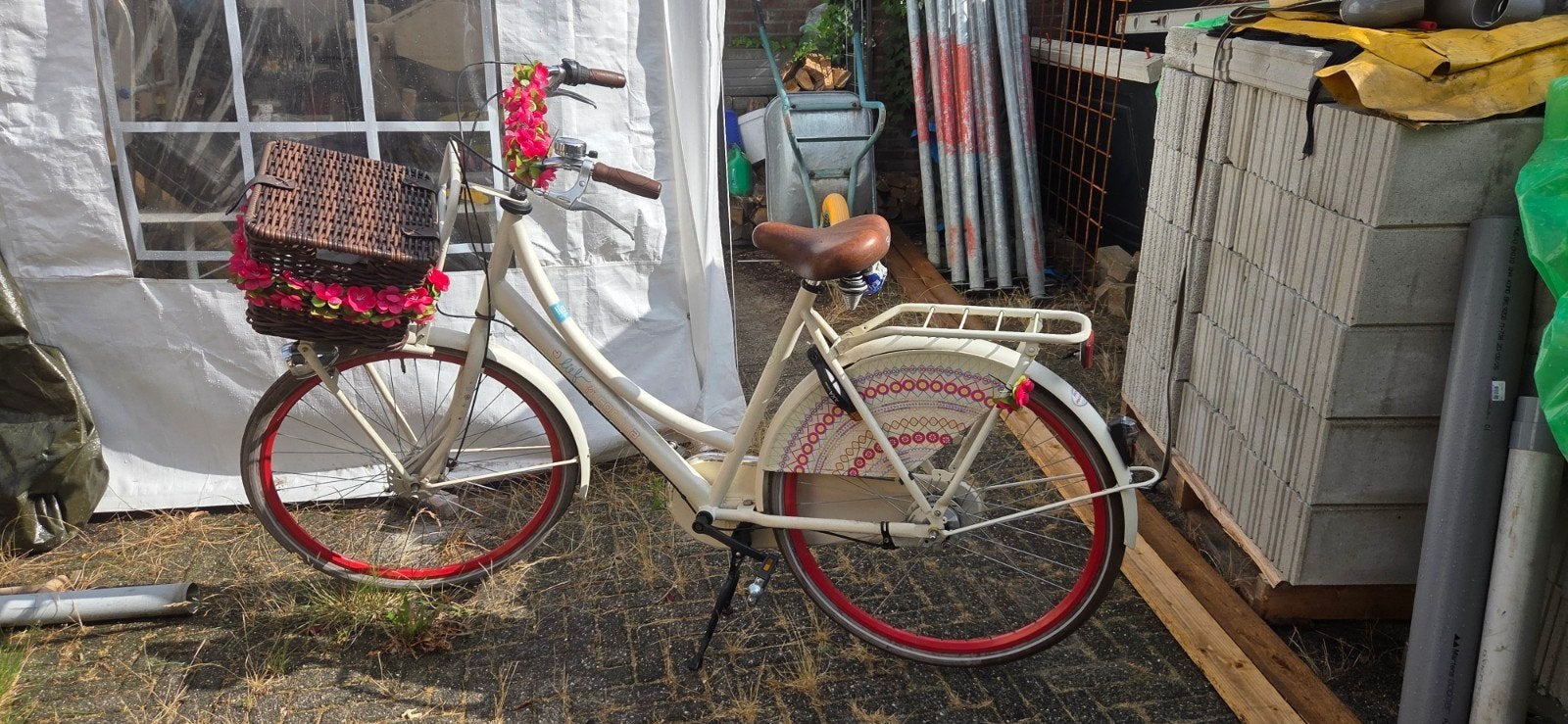 Lief! Cortina damesfiets met 2 sleutels, Gebruikt, Versnellingen, 56 cm of meer, Trommelrem