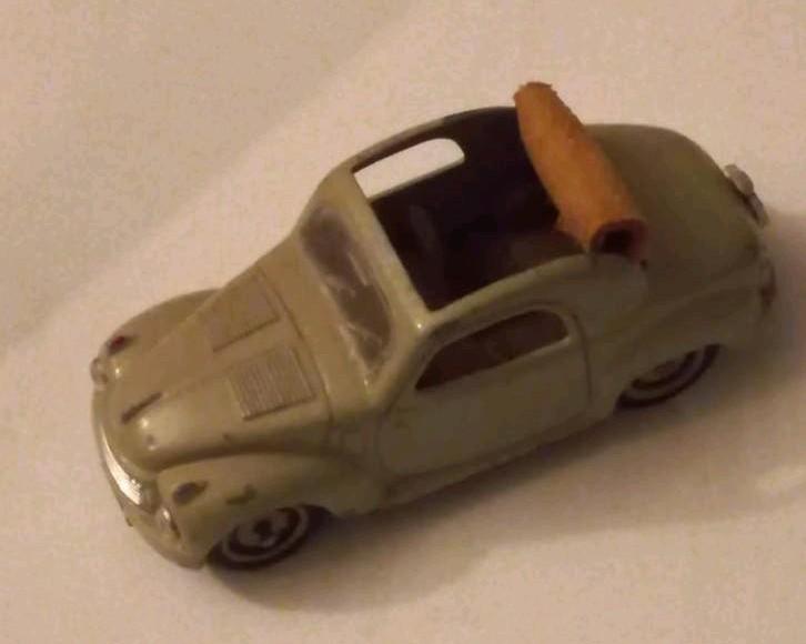 Brumm Fiat 500 C Topolino Aperta 1949 Cabrio 1:43, Ophalen of Verzenden, Gebruikt, Auto, Overige merken