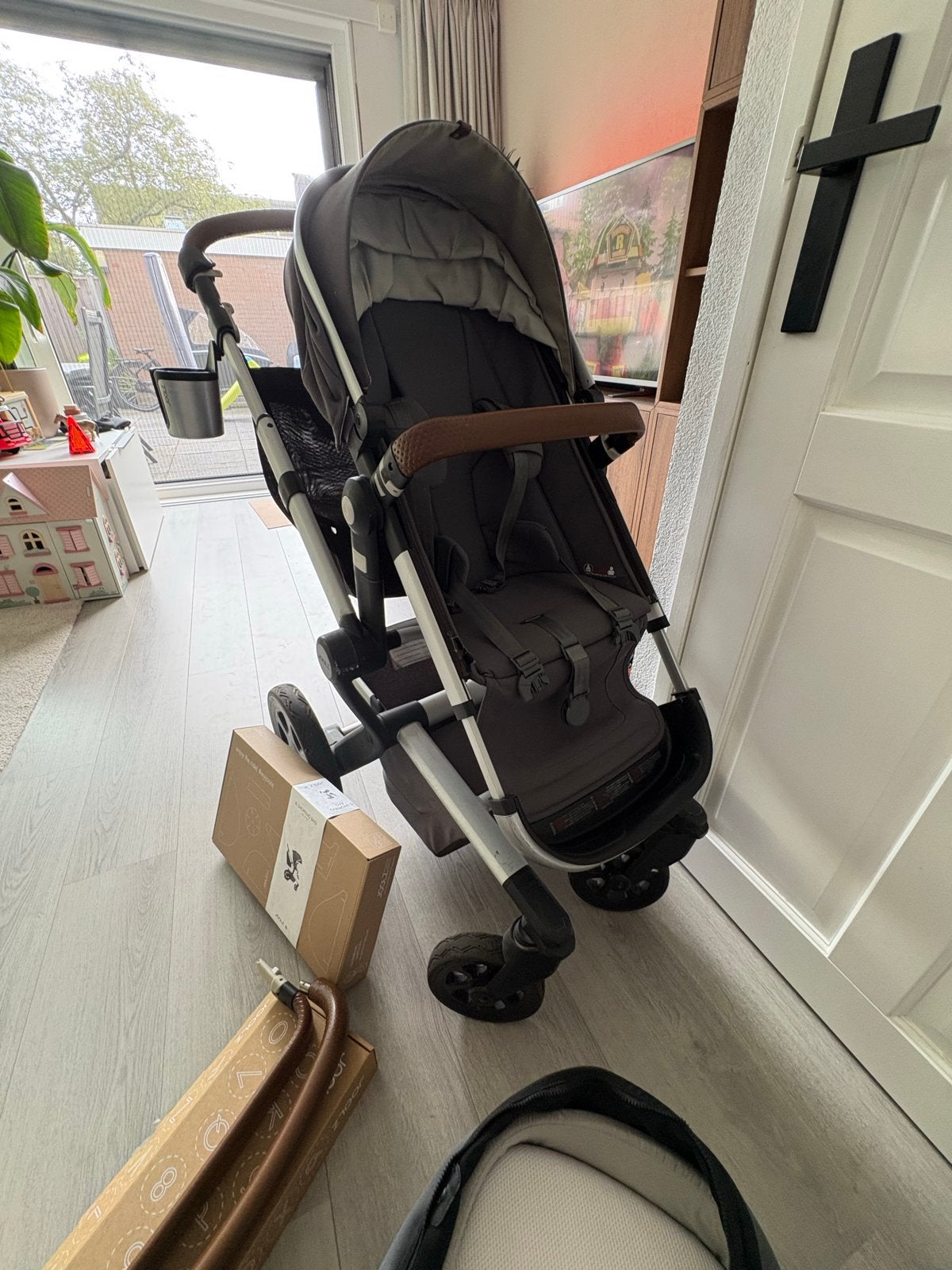 Joolz Day 3 kinderwagen compleet met accessoires, Zo goed als nieuw, Combiwagen, Met reiswieg, Ophalen