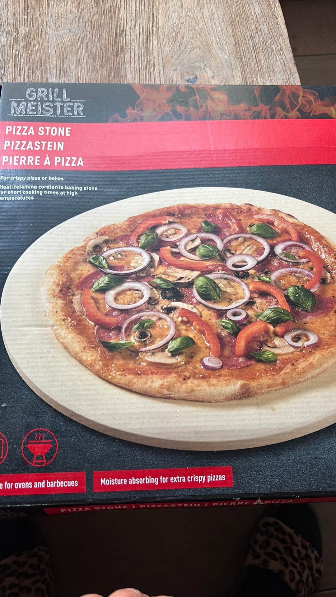 Pizzasteen, Ophalen, Nieuw