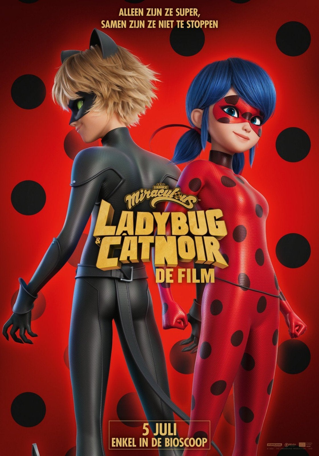 Opzoek Miraculous film poster, Ophalen of Verzenden, Zo goed als nieuw