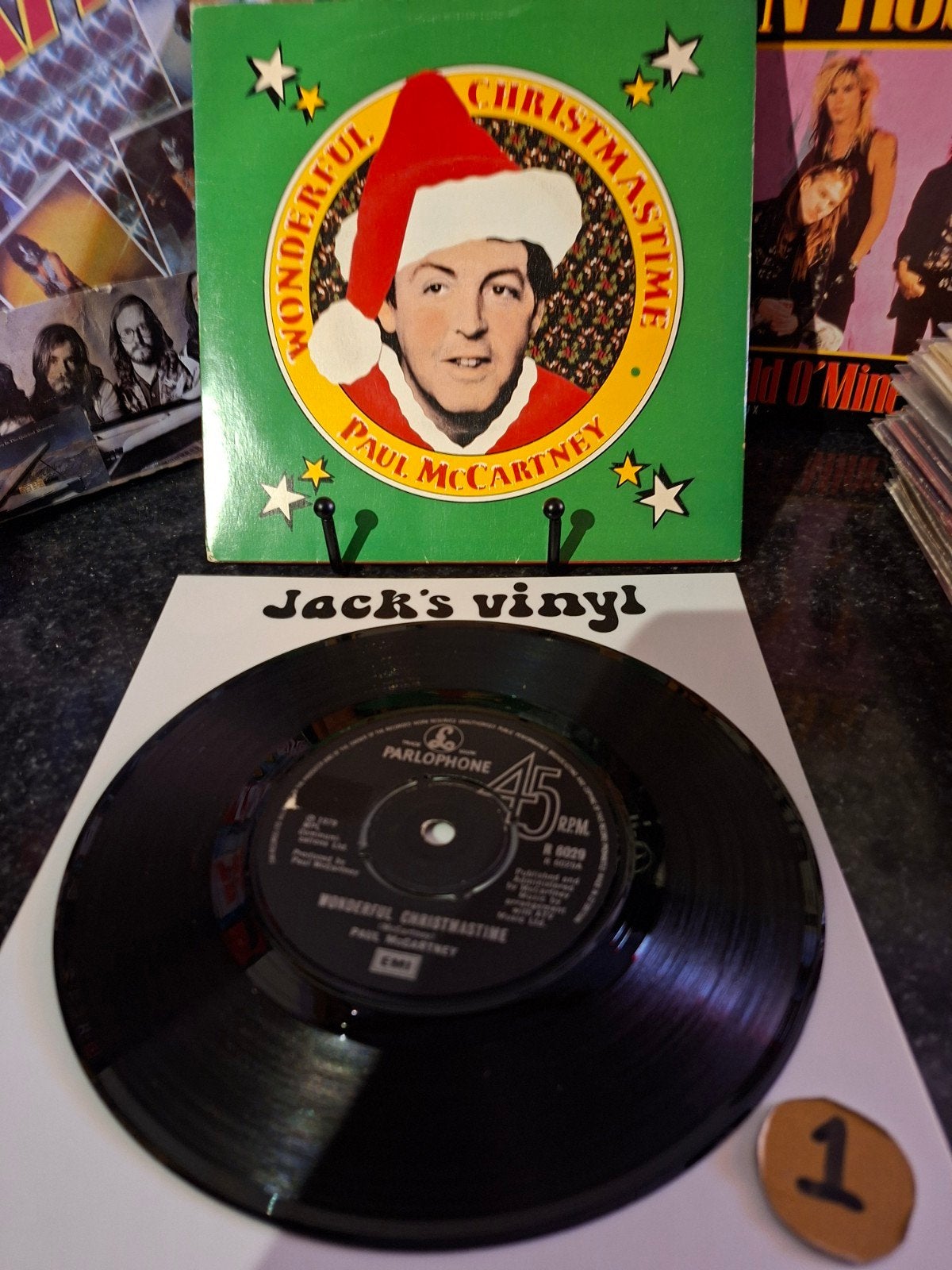 Paul McCartney - Wonderful Christmastime  1979, 7 inch, Ophalen of Verzenden, Zo goed als nieuw, Beschermende buitenhoes