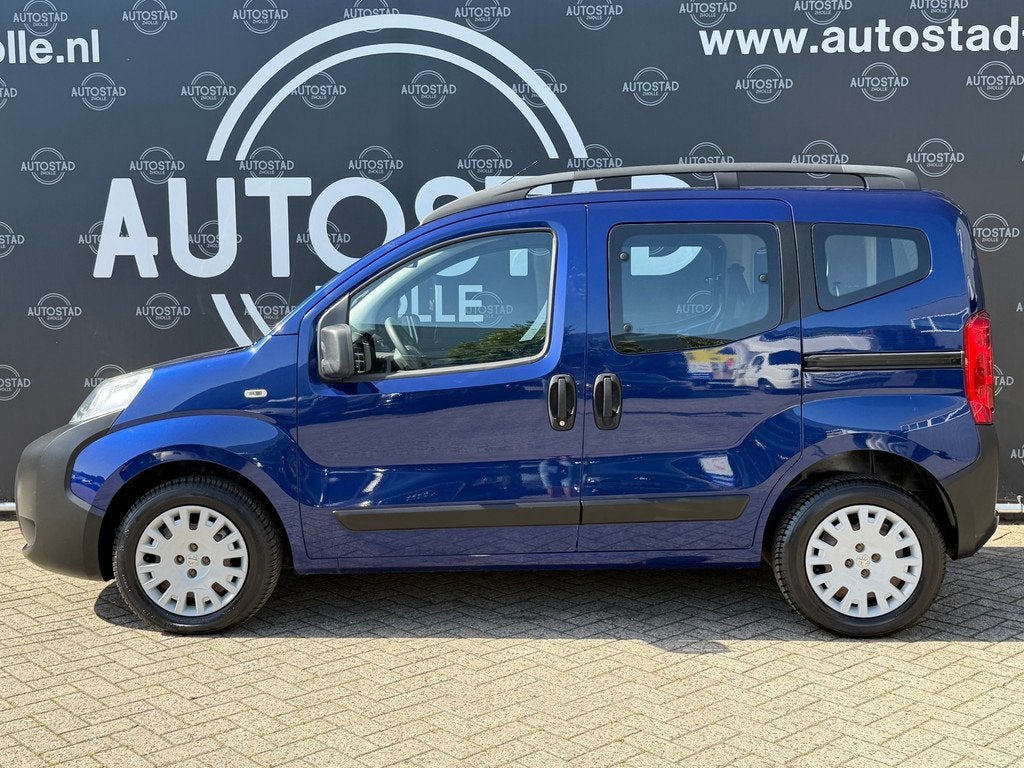 Peugeot Bipper Tepee 1.4i NL-Auto / NAP / APK / Airco / Trek, Auto's, Peugeot, Voorwielaandrijving, Zwart, 4 cilinders, Origineel Nederlands
