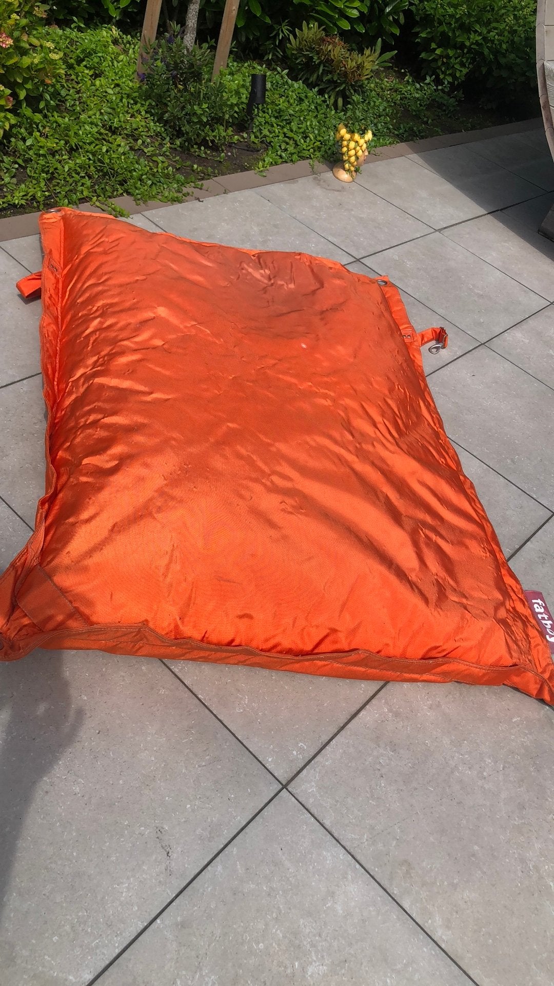 Fatboy zitzak outdoor, Ophalen, Gebruikt, Oranje, Zitzak