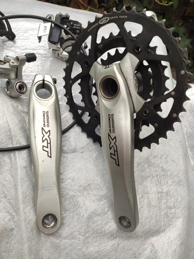 Shimano XT BR-M765 met Dual Control shifters 9 Sp., Remmen, Gebruikt, Ophalen of Verzenden, Shimano Deore XT