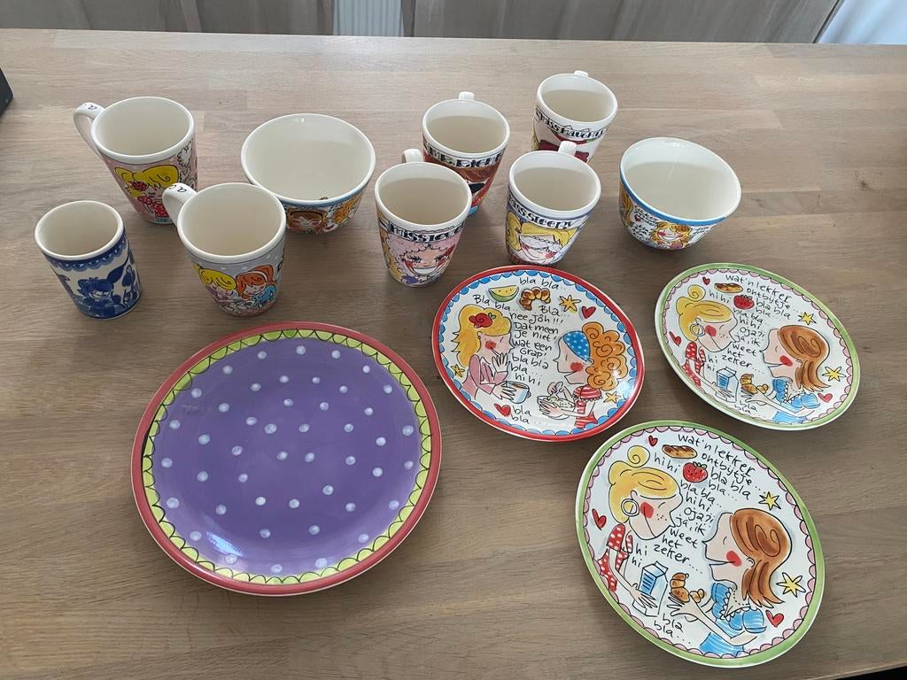 13 delig Blond Amsterdam servies, Ophalen, Gebruikt, Aardewerk, Blond Amsterdam