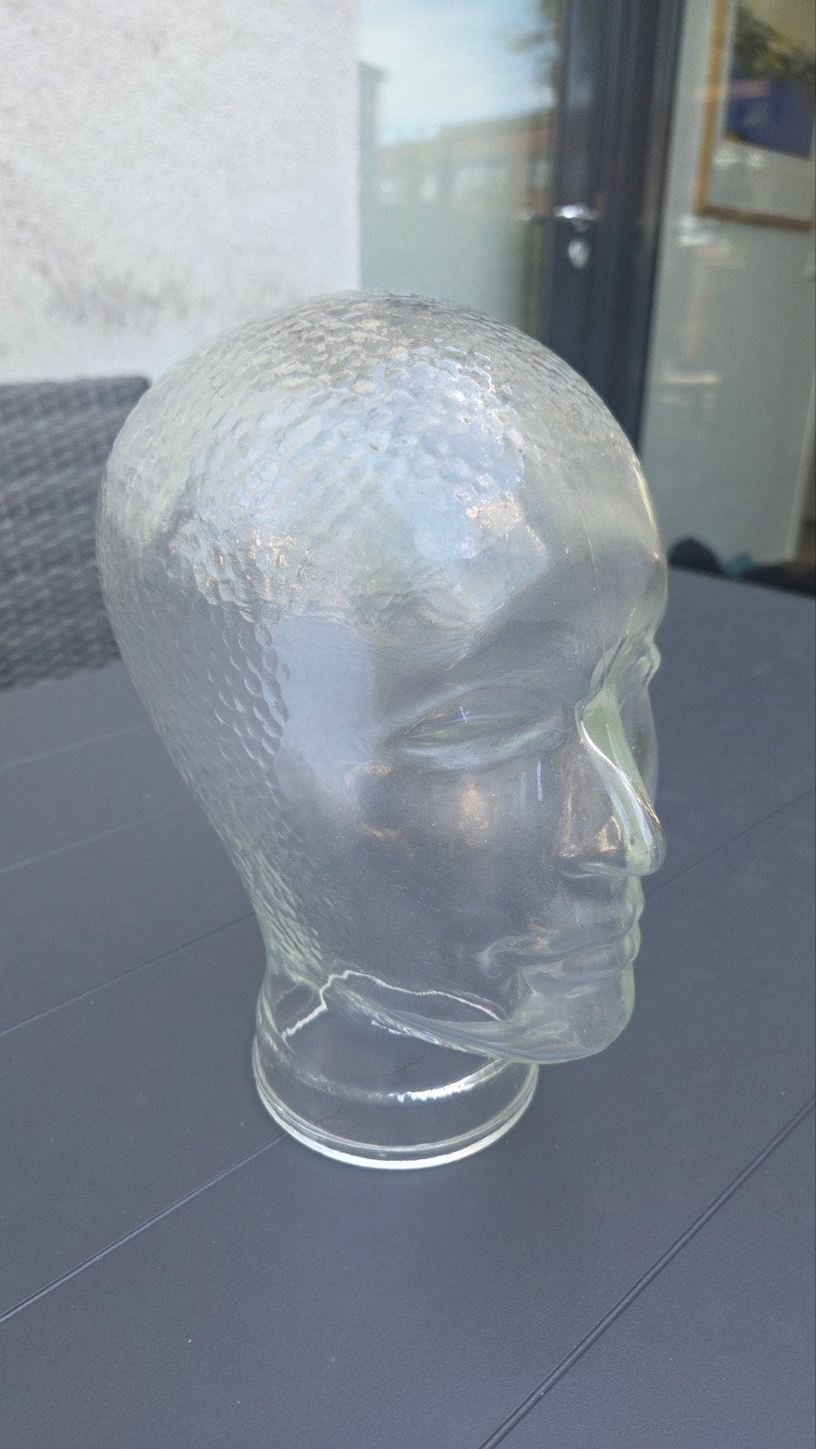 Glazen etalagepop hoofd - Mannequin hoofd, Ophalen of Verzenden
