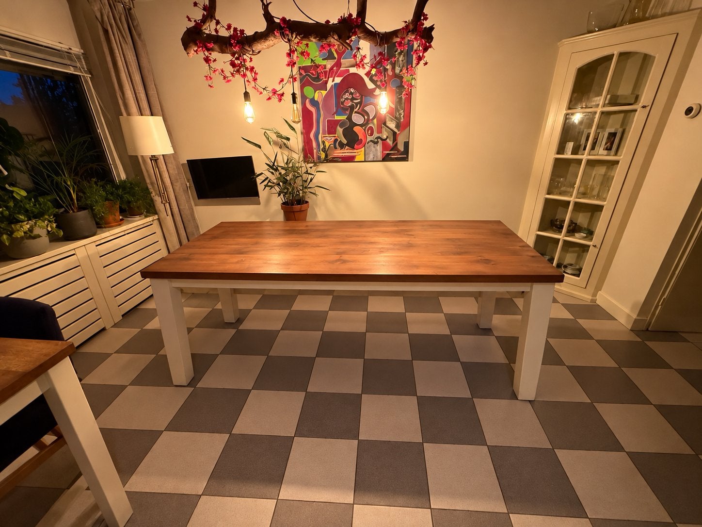 Frosby grenen eettafel, Ophalen, 50 tot 100 cm, Zo goed als nieuw, 150 tot 200 cm