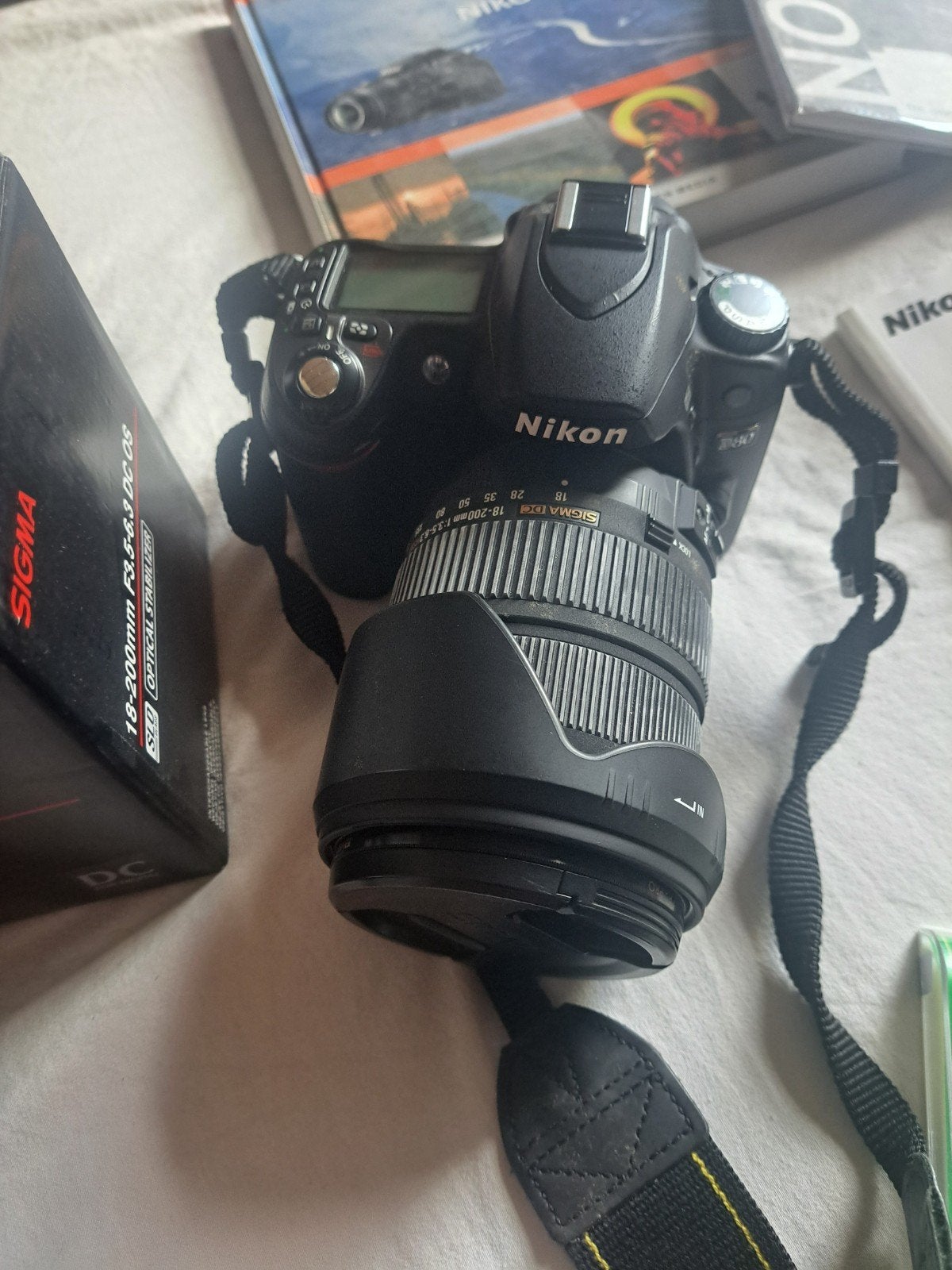 Nikon D80 spiegelreflexcamera met 2 lenzen en accessoires, Audio, Tv en Foto, Fotocamera's Digitaal, Gebruikt, Spiegelreflex, Ophalen of Verzenden